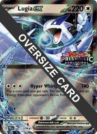 Lugia ex (Prismatic Evolutions Stamped) - Jumbo Cards - Pokemon card