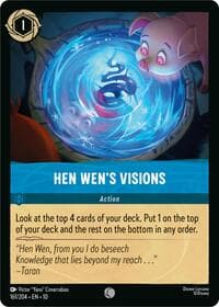 Hen Wen's Visions - Whispers in the Well - Disney Lorcana card