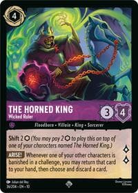 The Horned King - Wicked Ruler - Whispers in the Well - Disney Lorcana card