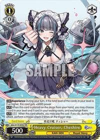 Heavy Cruiser, Cheshire - Azur Lane Vol. 2 - Weiss Schwarz card