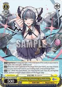Heavy Cruiser, Cheshire (SR) - Azur Lane Vol. 2 - Weiss Schwarz card