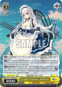 Light Cruiser, Belfast (SR) - Azur Lane Vol. 2 - Weiss Schwarz card