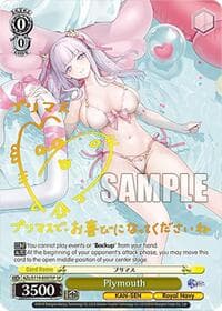 Plymouth (SP) - Azur Lane Vol. 2 - Weiss Schwarz card