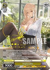 Implacable (SP) - Azur Lane Vol. 2 - Weiss Schwarz card