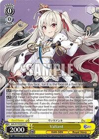 Valiant - Azur Lane Vol. 2 - Weiss Schwarz card