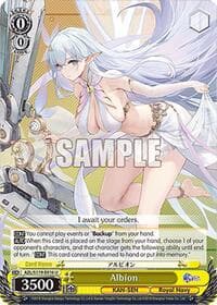 Albion - Azur Lane Vol. 2 - Weiss Schwarz card