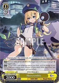 Abercrombie (SR) - Azur Lane Vol. 2 - Weiss Schwarz card
