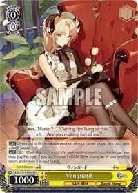 Vanguard (SR) - Azur Lane Vol. 2 - Weiss Schwarz card