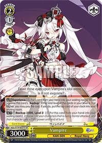 Vampire (SR) - Azur Lane Vol. 2 - Weiss Schwarz card