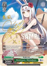 Destroyer, Shimakaze (SP) - Azur Lane Vol. 2 - Weiss Schwarz card