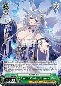 Aircraft Carrier, Shinano (RR) - Azur Lane Vol. 2 - Weiss Schwarz card