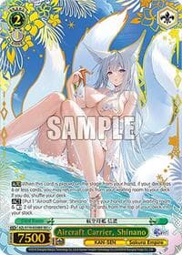 Aircraft Carrier, Shinano (SEC+) - Azur Lane Vol. 2 - Weiss Schwarz card