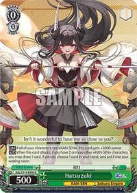 Hatsuzuki - Azur Lane Vol. 2 - Weiss Schwarz card