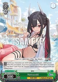 Hatsuzuki (SR) - Azur Lane Vol. 2 - Weiss Schwarz card