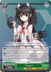 Yuugure - Azur Lane Vol. 2 - Weiss Schwarz card