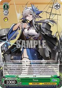 Tosa - Azur Lane Vol. 2 - Weiss Schwarz card