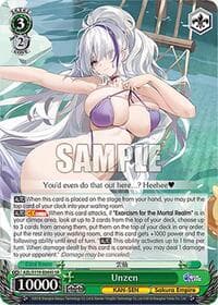 Unzen (SR) - Azur Lane Vol. 2 - Weiss Schwarz card