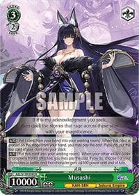 Musashi - Azur Lane Vol. 2 - Weiss Schwarz card