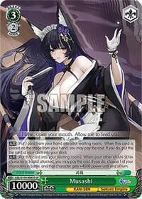 Musashi (SR) - Azur Lane Vol. 2 - Weiss Schwarz card