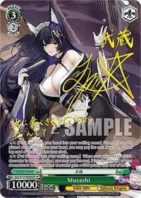 Musashi (SP) - Azur Lane Vol. 2 - Weiss Schwarz card