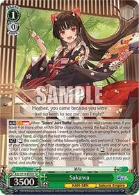 Sakawa (SR) - Azur Lane Vol. 2 - Weiss Schwarz card