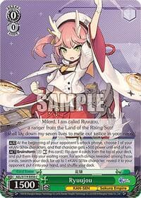 Ryuujou - Azur Lane Vol. 2 - Weiss Schwarz card