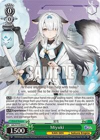 Miyuki - Azur Lane Vol. 2 - Weiss Schwarz card