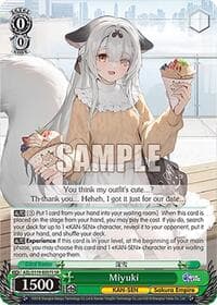 Miyuki (SR) - Azur Lane Vol. 2 - Weiss Schwarz card