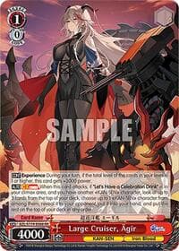 Large Cruiser, Agir - Azur Lane Vol. 2 - Weiss Schwarz card