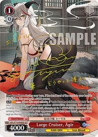 Large Cruiser, Agir (SP) - Azur Lane Vol. 2 - Weiss Schwarz card