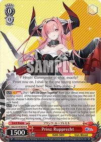 Prinz Rupprecht - Azur Lane Vol. 2 - Weiss Schwarz card