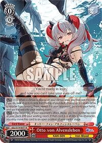 Otto von Alvensleben - Azur Lane Vol. 2 - Weiss Schwarz card