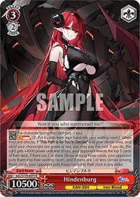 Hindenburg - Azur Lane Vol. 2 - Weiss Schwarz card