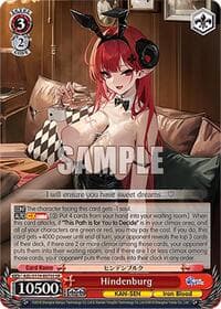 Hindenburg (SR) - Azur Lane Vol. 2 - Weiss Schwarz card