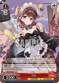 Z35 (SR) - Azur Lane Vol. 2 - Weiss Schwarz card