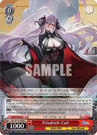 Friedrich Carl - Azur Lane Vol. 2 - Weiss Schwarz card