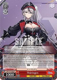 Thuringen - Azur Lane Vol. 2 - Weiss Schwarz card