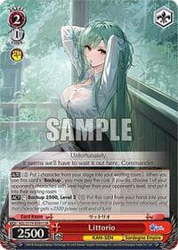 Littorio (SR) - Azur Lane Vol. 2 - Weiss Schwarz card