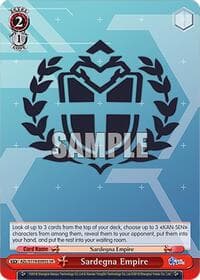 Sardegna Empire (SR) - Azur Lane Vol. 2 - Weiss Schwarz card