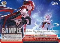 This Path is for You to Decide (RRR) - Azur Lane Vol. 2 - Weiss Schwarz card