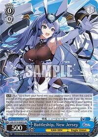 Battleship, New Jersey (SR) - Azur Lane Vol. 2 - Weiss Schwarz card