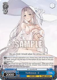 Yorktown II (SR) - Azur Lane Vol. 2 - Weiss Schwarz card