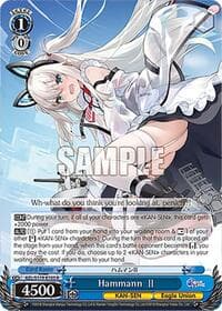 Hammann II - Azur Lane Vol. 2 - Weiss Schwarz card