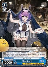 HoustonII (SR) - Azur Lane Vol. 2 - Weiss Schwarz card