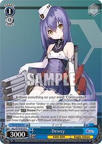 Dewey - Azur Lane Vol. 2 - Weiss Schwarz card