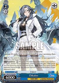 Chkalov - Azur Lane Vol. 2 - Weiss Schwarz card