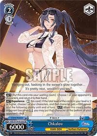 Chkalov (SR) - Azur Lane Vol. 2 - Weiss Schwarz card
