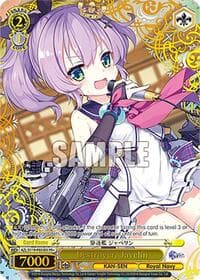Destroyer, Javelin (PR+) - Azur Lane Vol. 2 - Weiss Schwarz card
