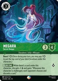 Megara - Secret Keeper (Epic) - Whispers in the Well - Disney Lorcana card