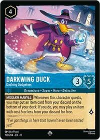 Darkwing Duck - Dashing Gadgeteer - Winterspell - Disney Lorcana card